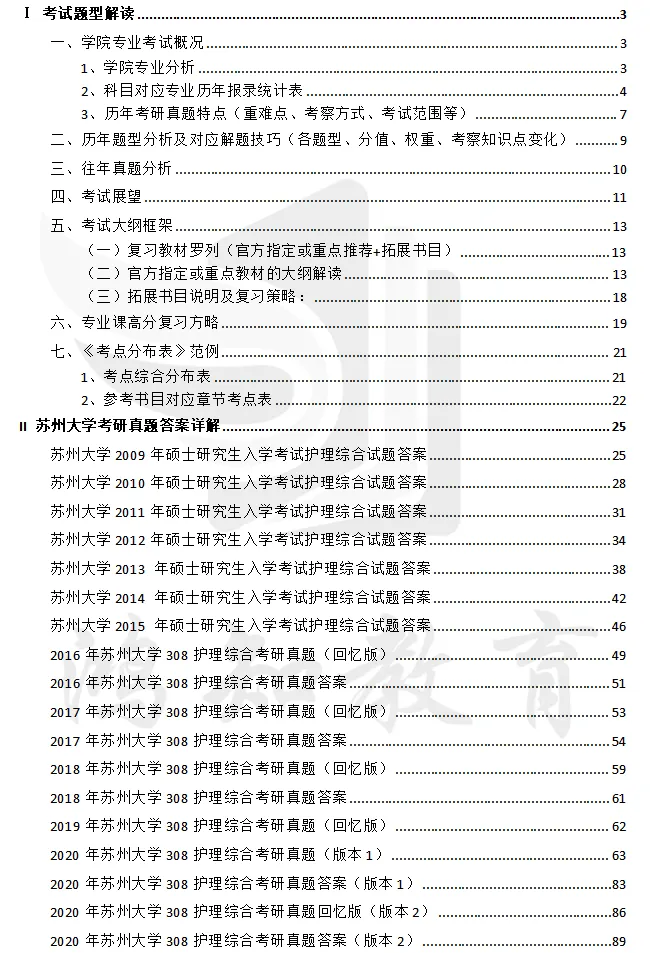 2004-2026年苏大护理308考研真题及答案+27考研专业课资料合集-第3张图片-四季读书网