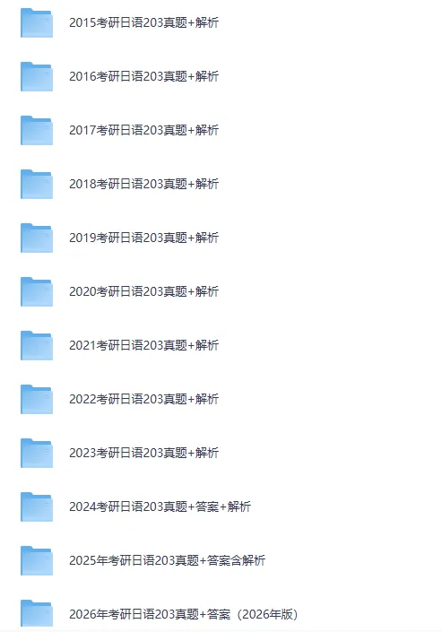 2026年考研真题203日语试卷及答案含历年真题-第1张图片-四季读书网