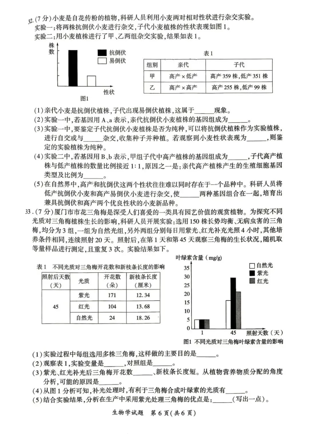 【生物】2026年厦门市初中毕业年级模拟考试(附答案)-第7张图片-四季读书网 【生物】2026年厦门市初中毕业年级模拟考试(附答案)-第7张图片-四季读书网