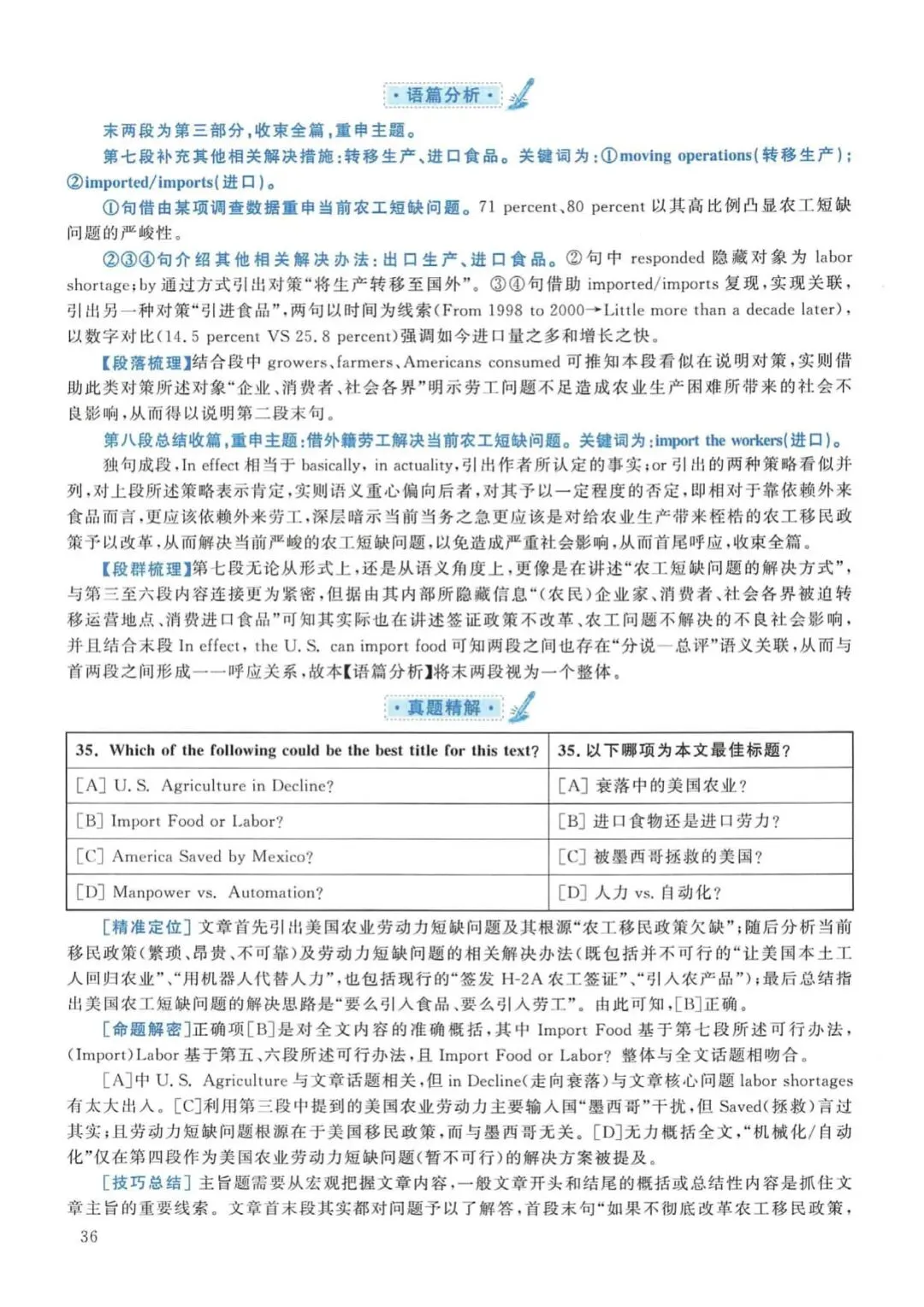 2019年考研英语(二)真题及答案解析-第53张图片-四季读书网