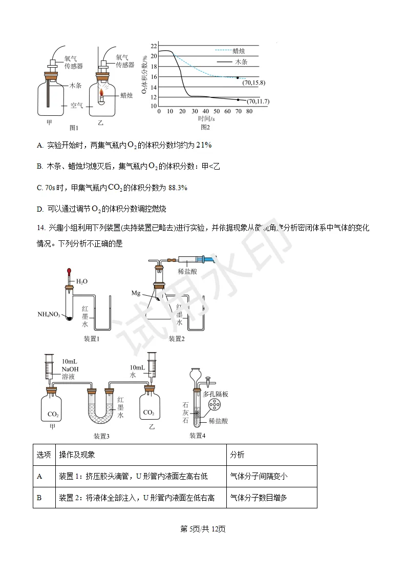 2025中考化学(山东统考题)-第5张图片-四季读书网