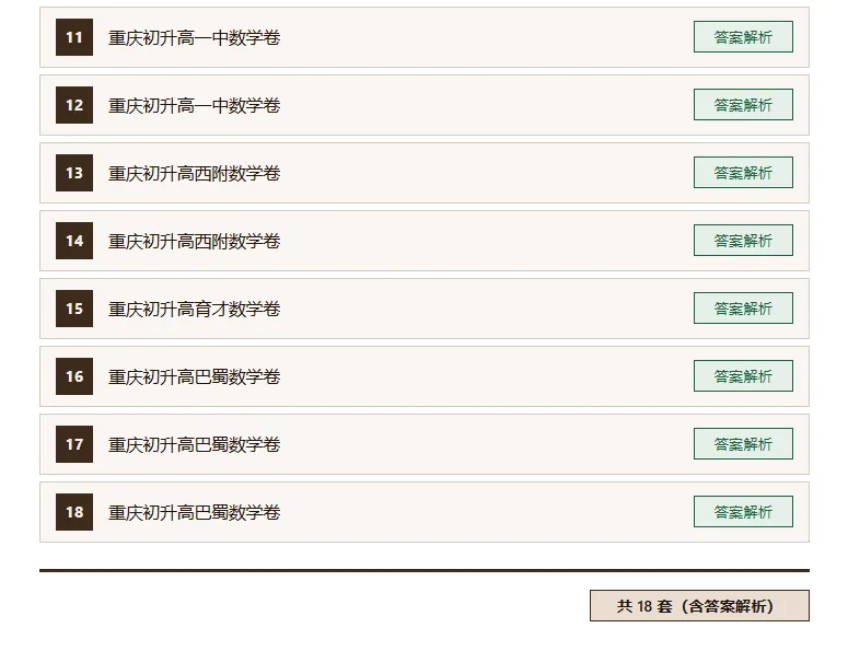重庆初升高自主招生+学堂班真题+答案解析.珠珠校,金刚校真题和答案解析-第2张图片-四季读书网
