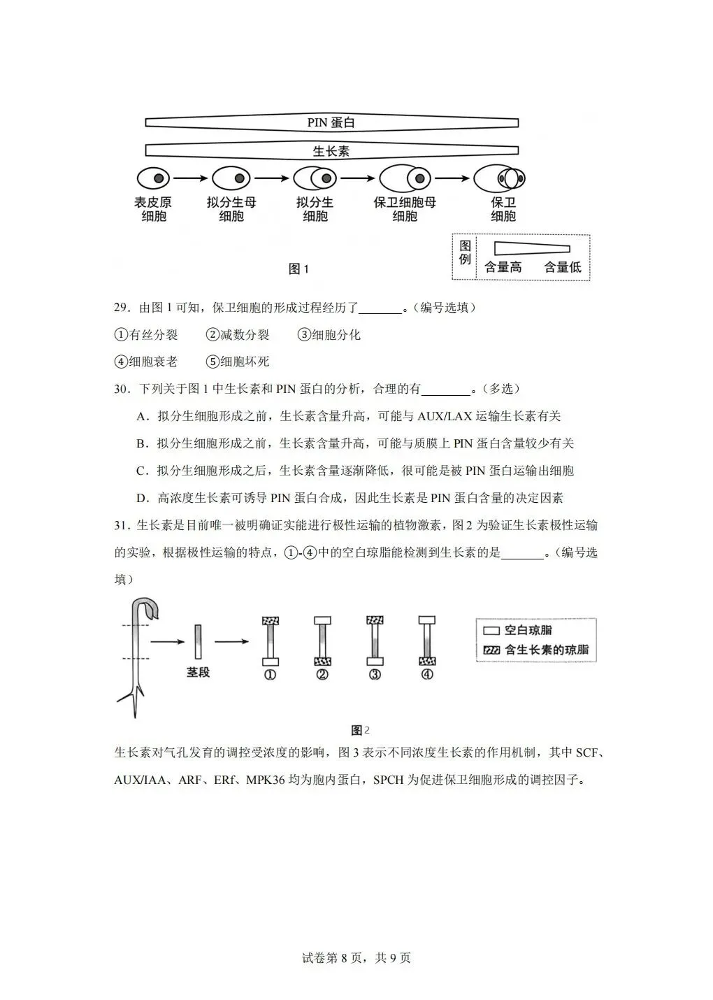 2026年静安区高二期末试卷-第8张图片-四季读书网