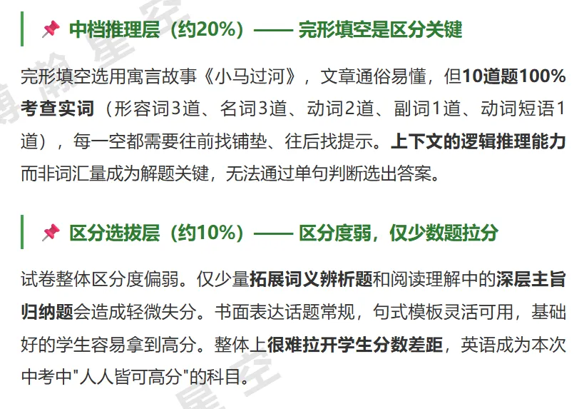 昆明市2026年中考英语试卷分析-第5张图片-四季读书网