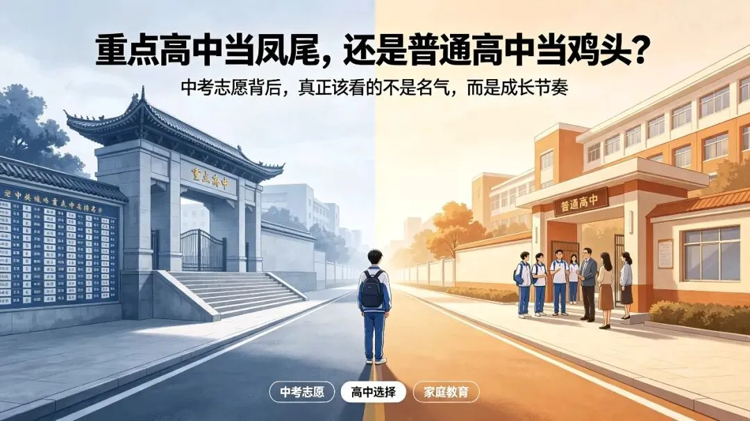 中考择校终极抉择:重点当凤尾,还是普高当鸡头?看完不再纠结-第1张图片-四季读书网 中考择校终极抉择:重点当凤尾,还是普高当鸡头?看完不再纠结-第1张图片-四季读书网