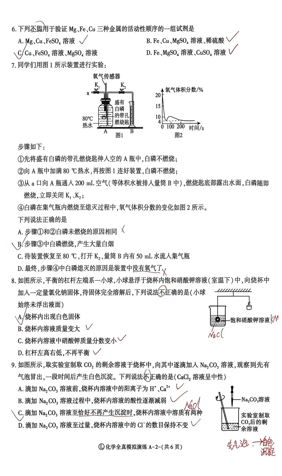 【阅卷视角 学情复盘】 陕西中考化学真题试卷及学情解析 (一)-第2张图片-四季读书网