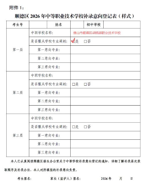 2026年顺德中考中职补录快讯(目前更新两个学校)-第16张图片-四季读书网