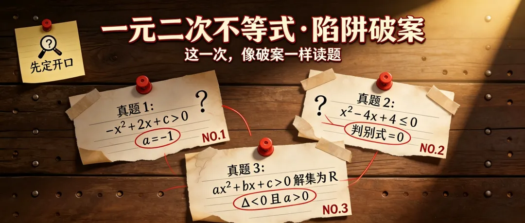 一元二次不等式真题有多坑?三道题揭开出题人的“遮羞布”!-第1张图片-四季读书网 一元二次不等式真题有多坑?三道题揭开出题人的“遮羞布”!-第1张图片-四季读书网