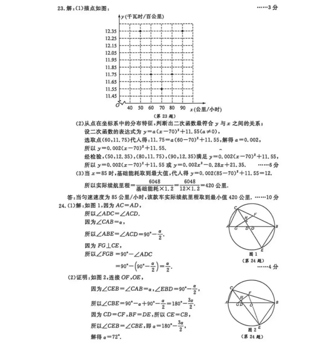 【26.06浙江中考】浙江省26年中考数学真题+解析-第11张图片-四季读书网 【26.06浙江中考】浙江省26年中考数学真题+解析-第11张图片-四季读书网