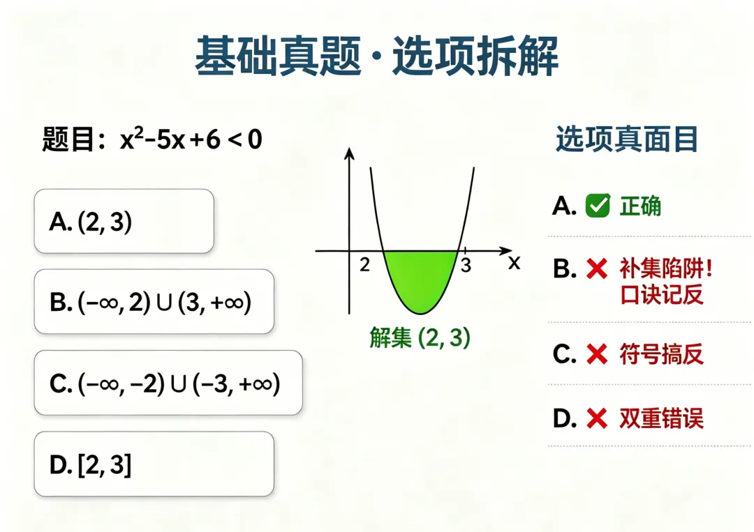 一元二次不等式真题有多坑?三道题揭开出题人的“遮羞布”!-第3张图片-四季读书网 一元二次不等式真题有多坑?三道题揭开出题人的“遮羞布”!-第3张图片-四季读书网