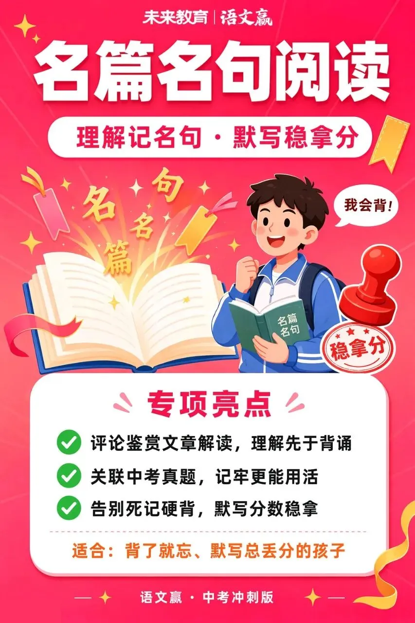 中考语文赢「九大专项」重磅上线!-第7张图片-四季读书网