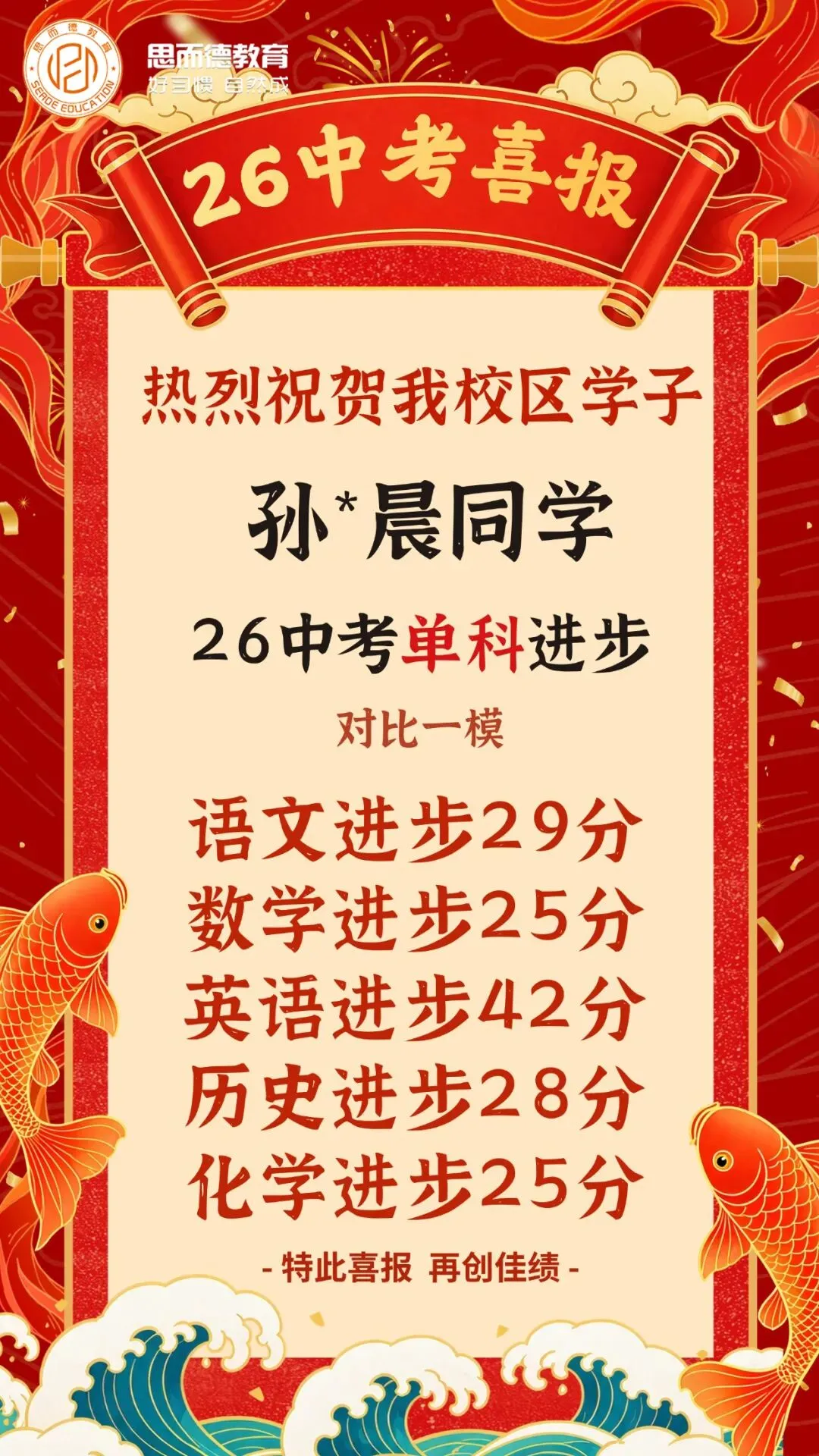 2026年思而德教育中考喜报汇总!-第24张图片-四季读书网 2026年思而德教育中考喜报汇总!-第24张图片-四季读书网
