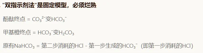 【真题解析拓展】混合碱双指示剂滴定--从2021湖南卷水溶液中平衡选择题说起-第5张图片-四季读书网 【真题解析拓展】混合碱双指示剂滴定--从2021湖南卷水溶液中平衡选择题说起-第5张图片-四季读书网
