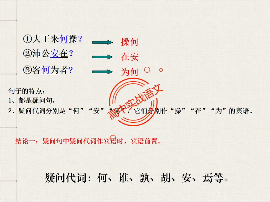 【对标翻译真题,吃透得分点】文言文句式完全梳理【倒装句+判断句+被动句+省略式+固定句式】【基于语法基础知识】【后附答案】-第81张图片-四季读书网