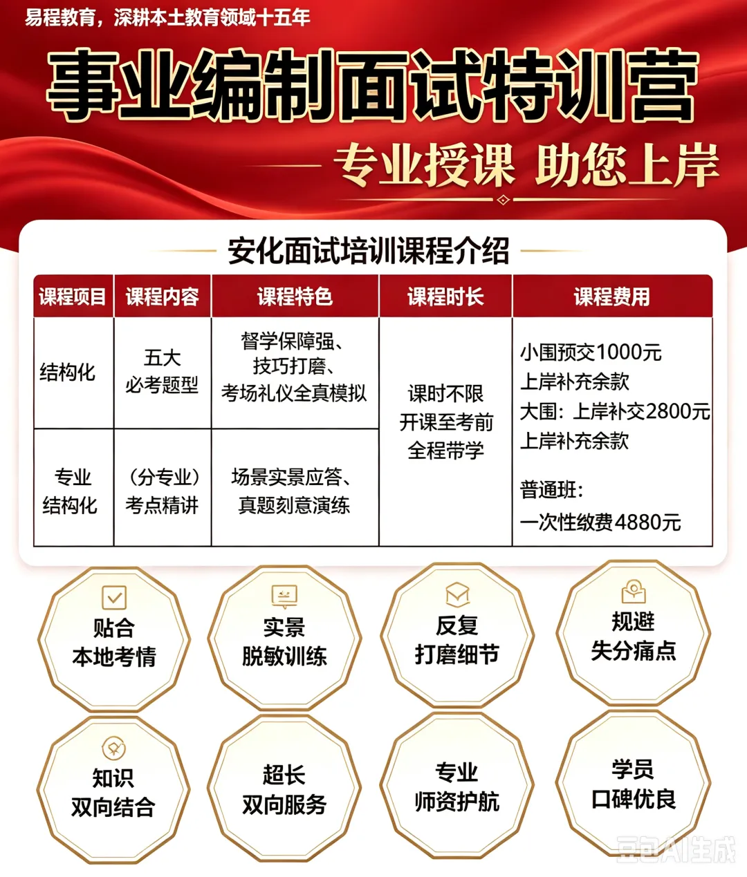 安化事业单位考试笔试成绩揭晓!历年面试分差小,翻盘机会大!实战+考官视角解析,小班私教即日开课,助你稳拿高分,顺利入编!-第3张图片-四季读书网 安化事业单位考试笔试成绩揭晓!历年面试分差小,翻盘机会大!实战+考官视角解析,小班私教即日开课,助你稳拿高分,顺利入编!-第3张图片-四季读书网