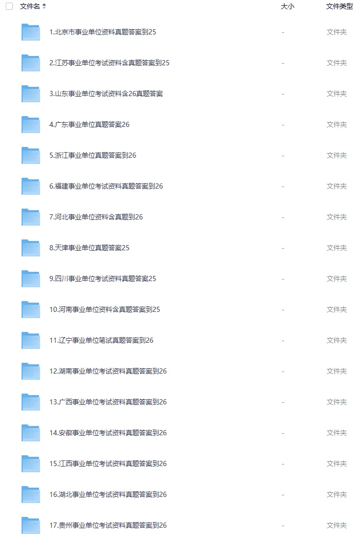 2026年各省市事业单位考试真题+答案(职测+综应,联考+非联考)-第4张图片-四季读书网