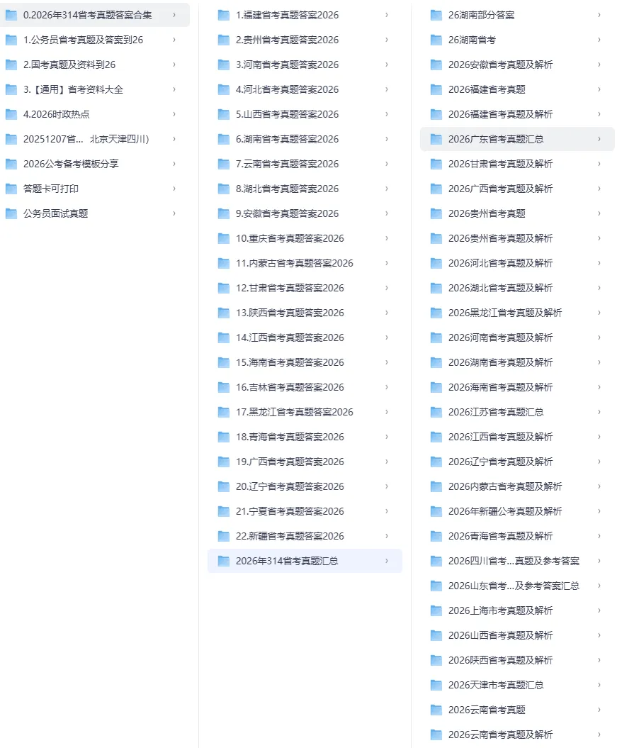 各省公务员历年真题行测+申论(更新至2026年)-第2张图片-四季读书网