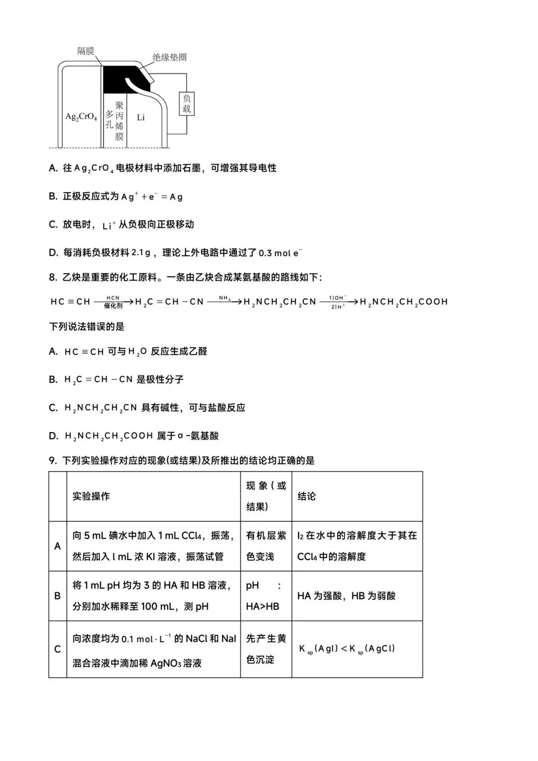 朝化夕拾——2026高考真题(湖南卷)-第3张图片-四季读书网 朝化夕拾——2026高考真题(湖南卷)-第3张图片-四季读书网