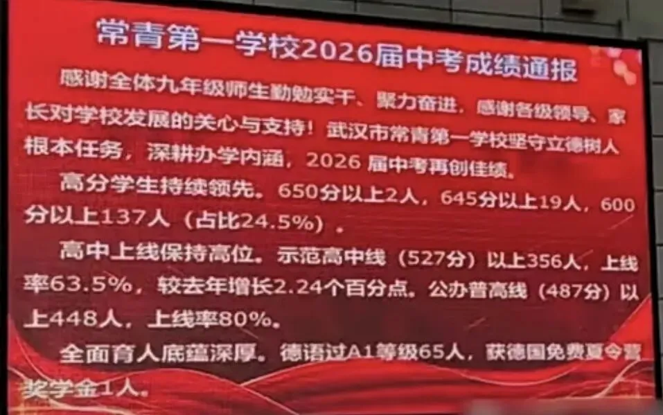这所学校普高率80%中考喜报-第1张图片-四季读书网