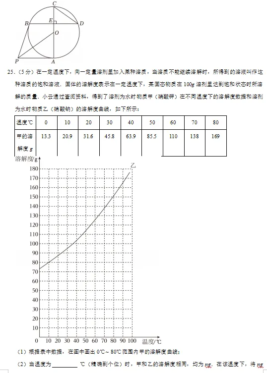 【北京卷】2026年北京市中考数学试卷(可下载电子版)-第5张图片-四季读书网 【北京卷】2026年北京市中考数学试卷(可下载电子版)-第5张图片-四季读书网