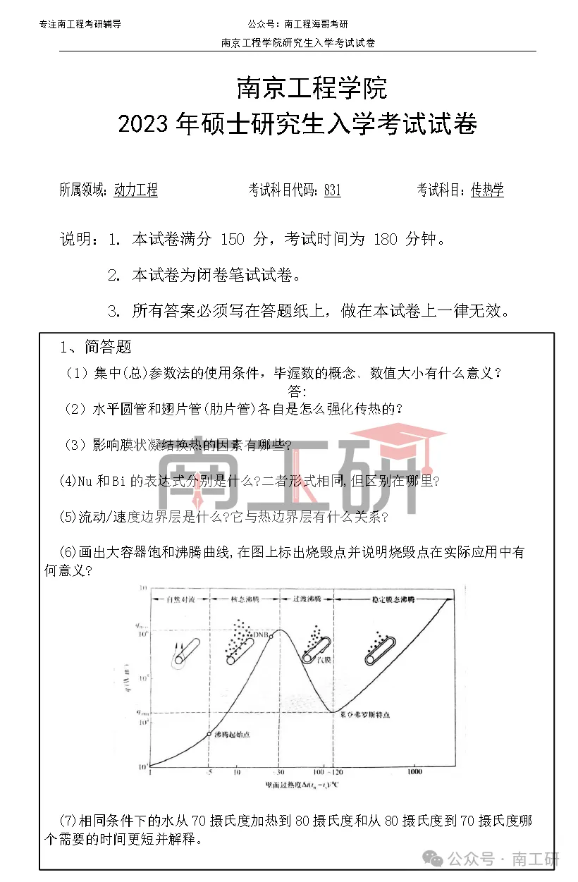 【真题】南京工程学院真题分享-动力工程1-第2张图片-四季读书网 【真题】南京工程学院真题分享-动力工程1-第2张图片-四季读书网