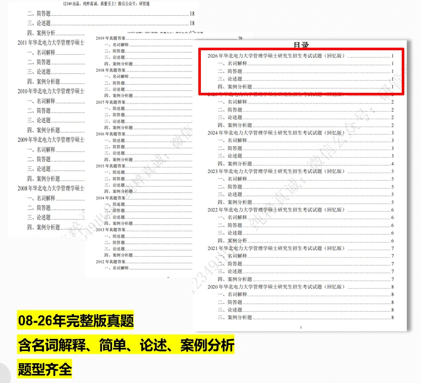 华北电力大学考研真题是否重要-第1张图片-四季读书网