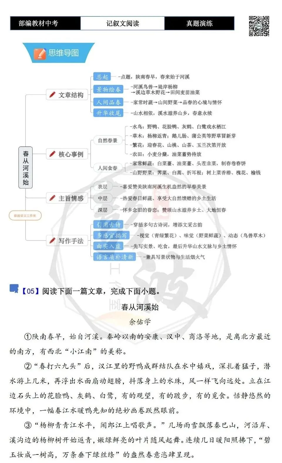 【中考专项-记叙文阅读18讲】课件+文本+例文实战-13引用诗文、史料作用分析题(5元)-第55张图片-四季读书网 【中考专项-记叙文阅读18讲】课件+文本+例文实战-13引用诗文、史料作用分析题(5元)-第55张图片-四季读书网
