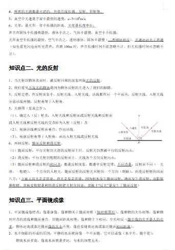 初中物理中考复习单元知识讲解+练习-第8张图片-四季读书网 初中物理中考复习单元知识讲解+练习-第8张图片-四季读书网
