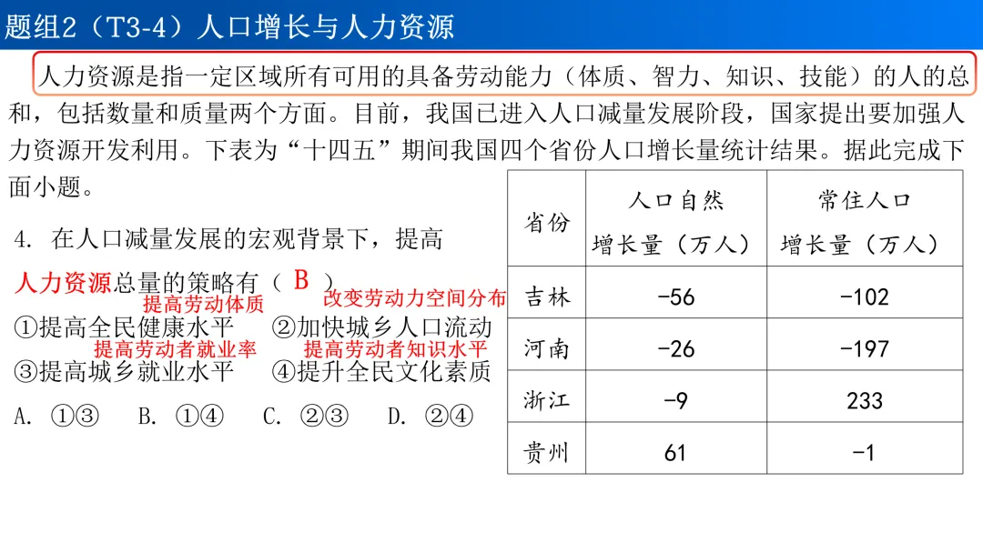 2026年高考地理河北卷真题讲评-第4张图片-四季读书网