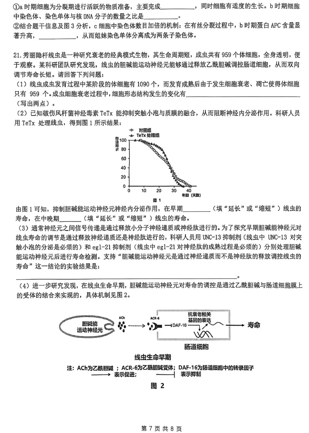 华中师范大学第一附属中学2026届高三模拟考试生物学试题及答案解析-第9张图片-四季读书网 华中师范大学第一附属中学2026届高三模拟考试生物学试题及答案解析-第9张图片-四季读书网