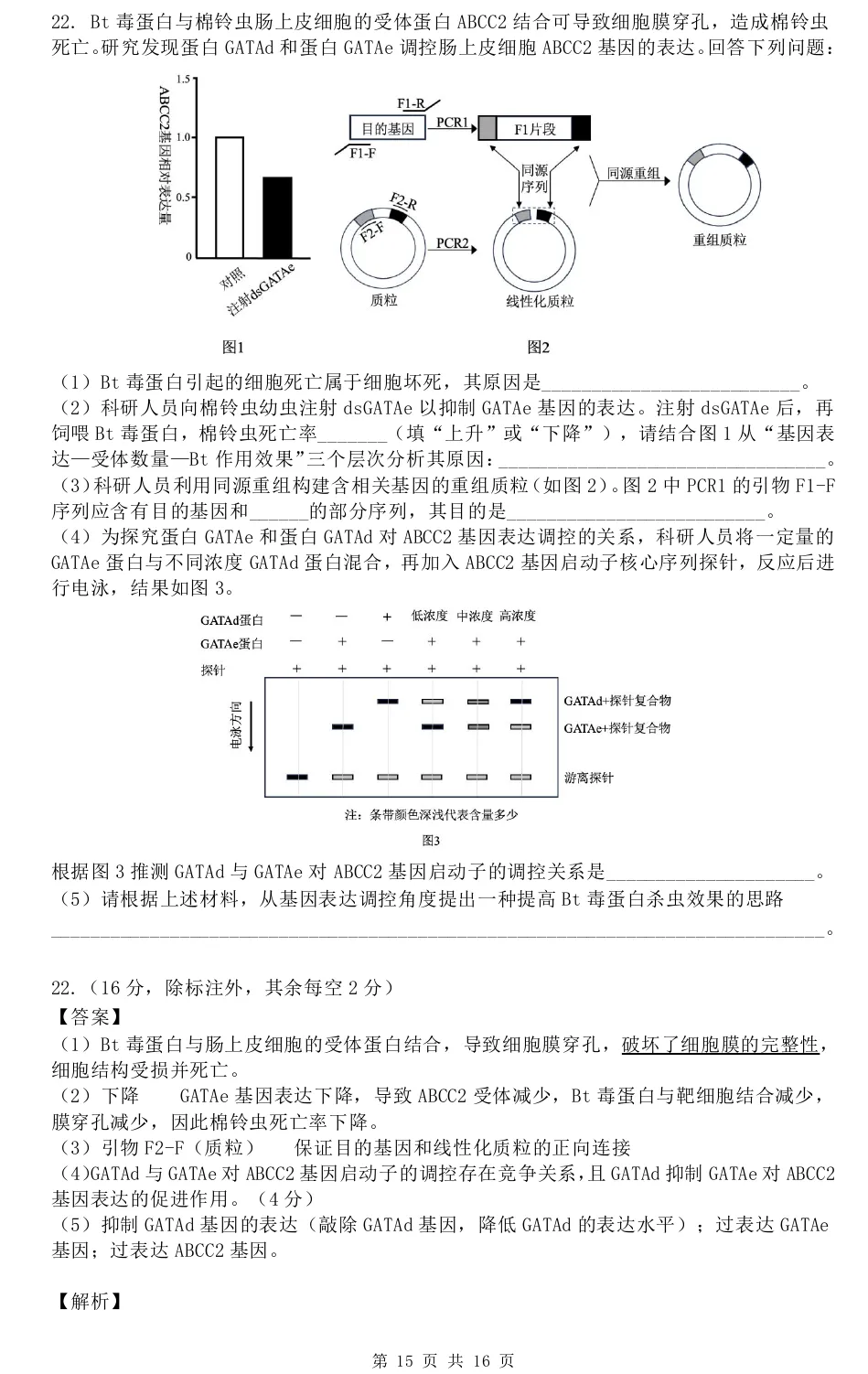 华中师范大学第一附属中学2026届高三模拟考试生物学试题及答案解析-第25张图片-四季读书网 华中师范大学第一附属中学2026届高三模拟考试生物学试题及答案解析-第25张图片-四季读书网