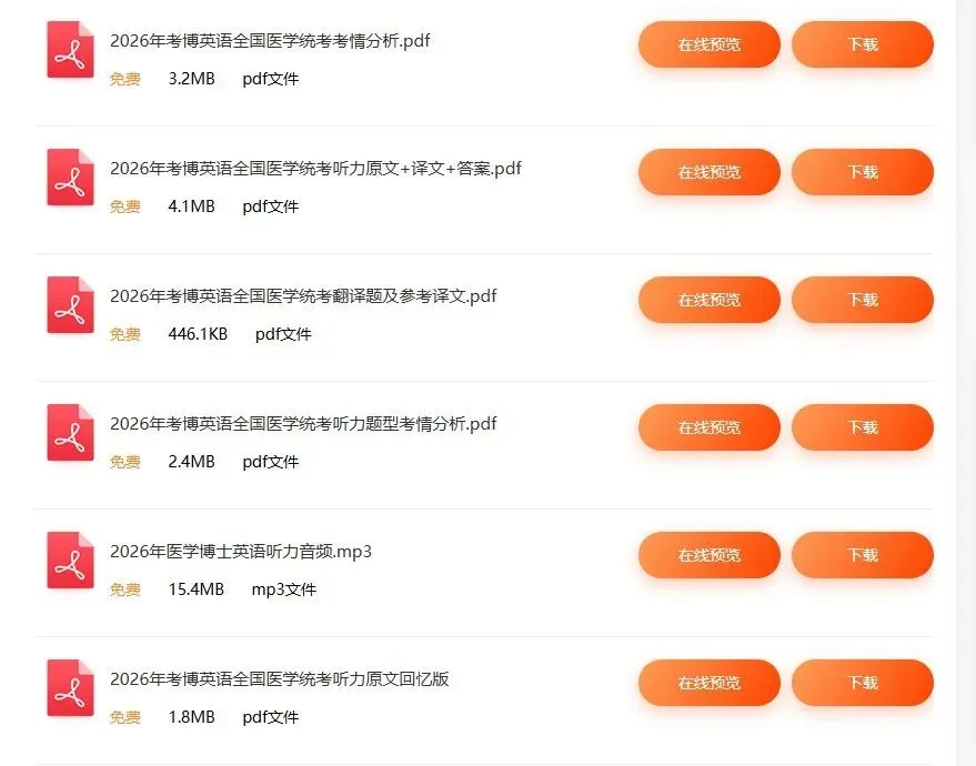【真题资料】2026医学统考真题及答案解析来了!-第3张图片-四季读书网 【真题资料】2026医学统考真题及答案解析来了!-第3张图片-四季读书网