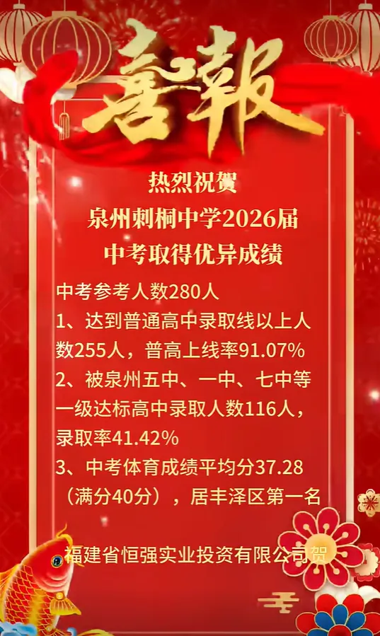 【最终版】大泉州2026年中考成绩盘点、各校喜报汇总!涉及各县(市区)……-第32张图片-四季读书网 【最终版】大泉州2026年中考成绩盘点、各校喜报汇总!涉及各县(市区)……-第32张图片-四季读书网