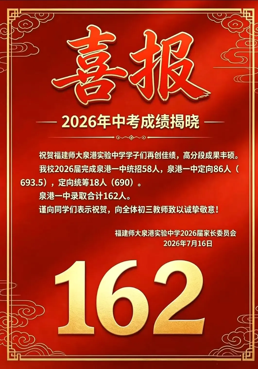 【最终版】大泉州2026年中考成绩盘点、各校喜报汇总!涉及各县(市区)……-第57张图片-四季读书网 【最终版】大泉州2026年中考成绩盘点、各校喜报汇总!涉及各县(市区)……-第57张图片-四季读书网