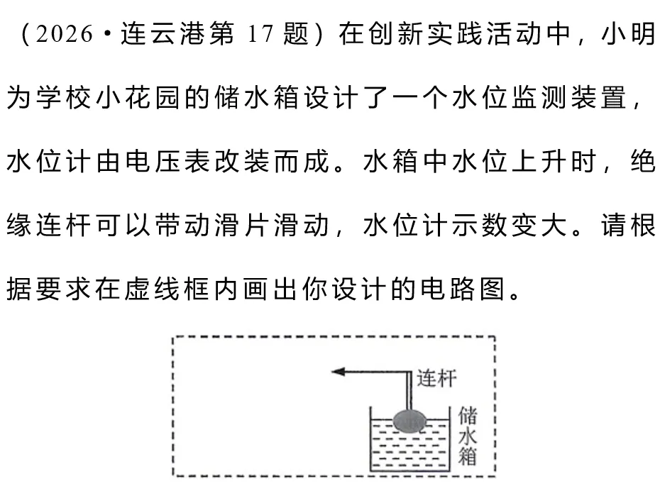 2026年中考物理试题赏析(十一)-第5张图片-四季读书网 2026年中考物理试题赏析(十一)-第5张图片-四季读书网