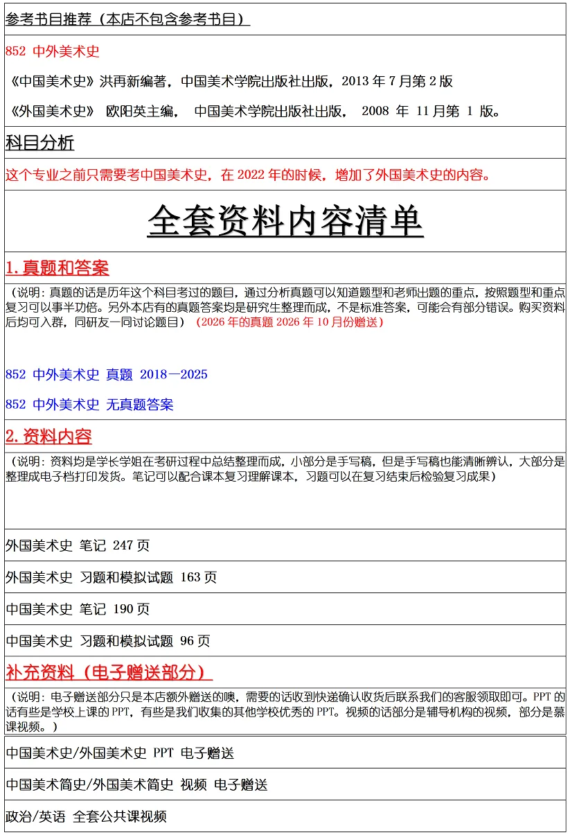 扬州大学2027考研真题资料 | 扬州大学学科美术852中外美术史真题答案笔记题库|持续更新中……-第15张图片-四季读书网 扬州大学2027考研真题资料 | 扬州大学学科美术852中外美术史真题答案笔记题库|持续更新中……-第15张图片-四季读书网