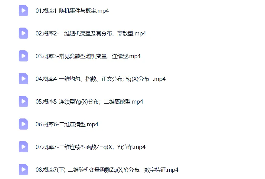 2027考研数学《概率学真题切片课》-第1张图片-四季读书网