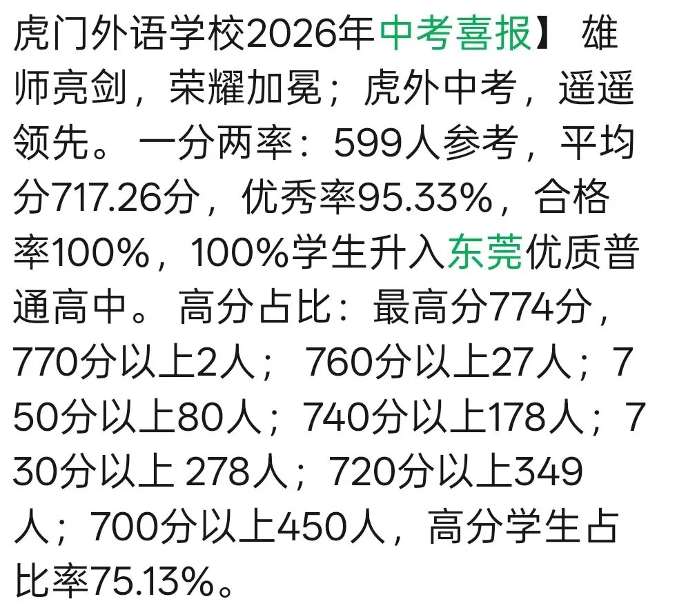 26年东莞各校中考成绩盘点!哪所学校平均分最高?-第10张图片-四季读书网 26年东莞各校中考成绩盘点!哪所学校平均分最高?-第10张图片-四季读书网
