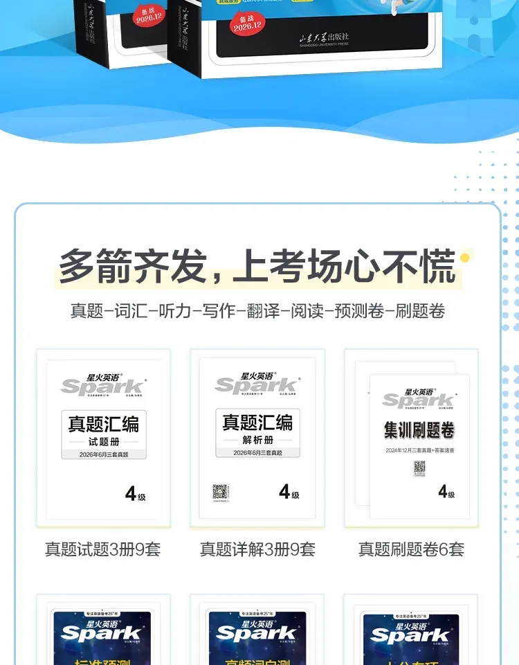 四六级高效备考!一套搞定真题 + 专项 + 词汇,巩固学习冲高分-第3张图片-四季读书网