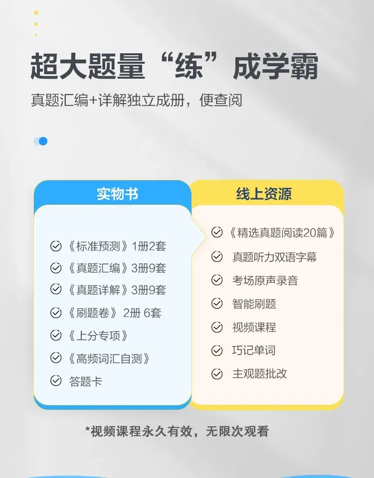 四六级高效备考!一套搞定真题 + 专项 + 词汇,巩固学习冲高分-第6张图片-四季读书网