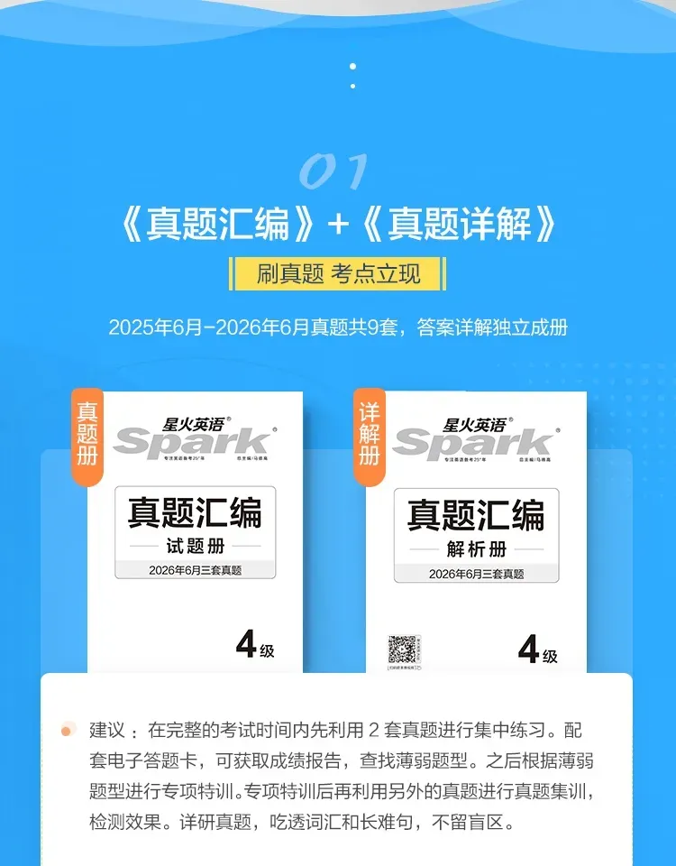 四六级高效备考!一套搞定真题 + 专项 + 词汇,巩固学习冲高分-第7张图片-四季读书网