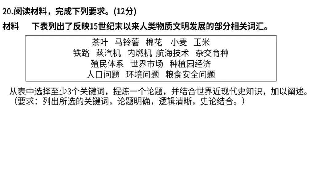 2026年高考历史真题解析(黑吉辽蒙卷)-第27张图片-四季读书网 2026年高考历史真题解析(黑吉辽蒙卷)-第27张图片-四季读书网
