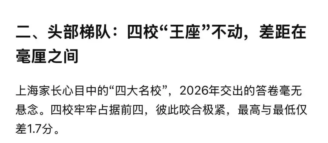 2026/2025上海中考平行志愿分数线对照:76校涨跌一览-第6张图片-四季读书网 2026/2025上海中考平行志愿分数线对照:76校涨跌一览-第6张图片-四季读书网