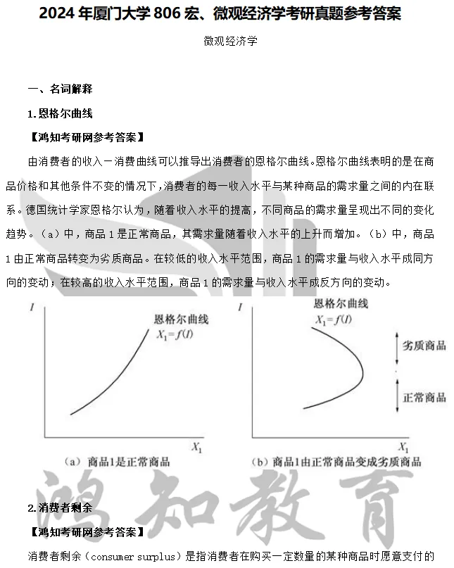 2006-2025年厦大经济学806考研真题试卷与参考答案+27考研专业课资料汇总-第6张图片-四季读书网