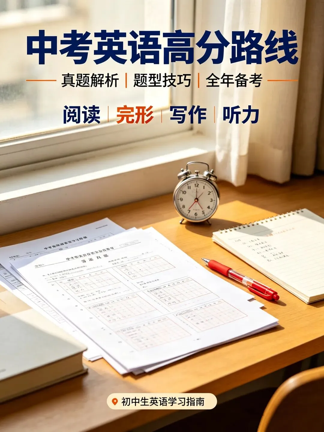 吃透中考英语真题!从试卷完整解析,找到稳上110+高分路线(后附真题及答案)-第1张图片-四季读书网 吃透中考英语真题!从试卷完整解析,找到稳上110+高分路线(后附真题及答案)-第1张图片-四季读书网