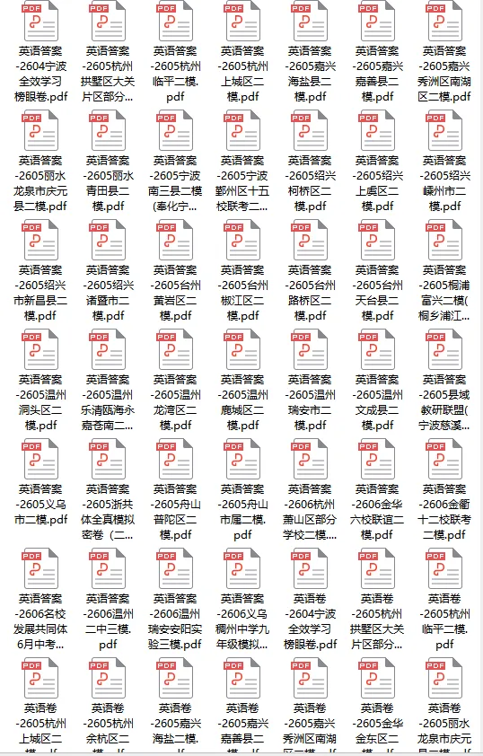 2026浙江部分地区中考模拟英语卷-第1张图片-四季读书网
