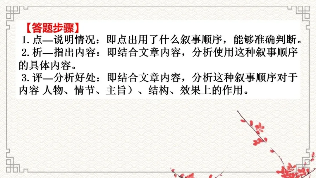 2027年中考语文一轮复习:文学类文本阅读系列考点--记叙顺序及作用-第10张图片-四季读书网 2027年中考语文一轮复习:文学类文本阅读系列考点--记叙顺序及作用-第10张图片-四季读书网