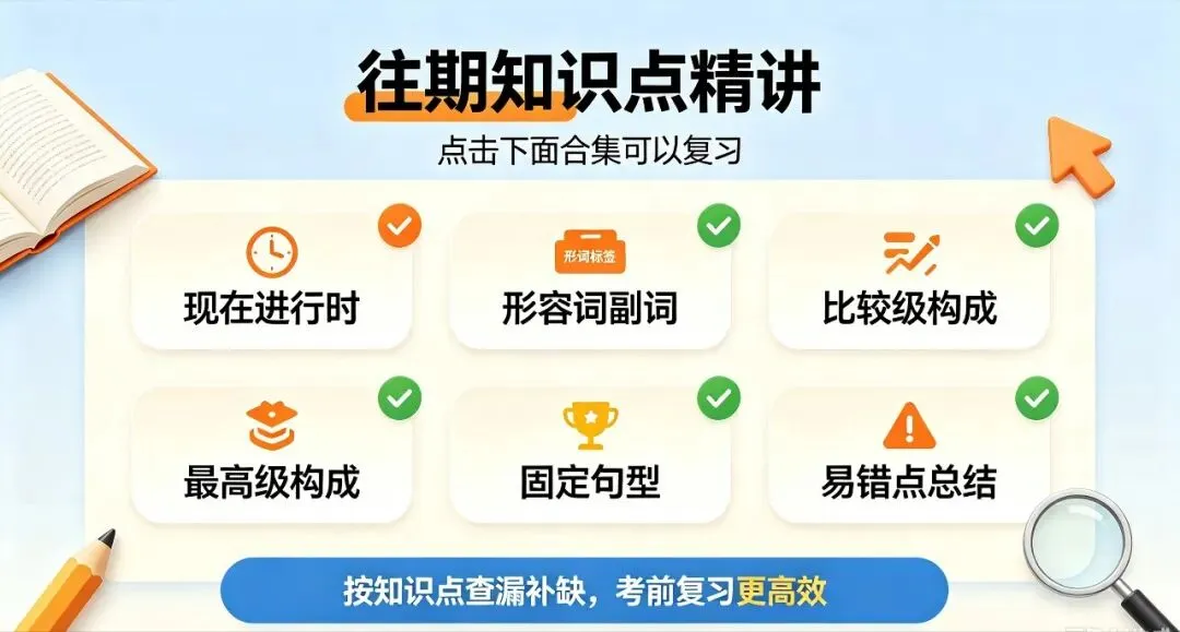 中考英语重难点:形容词副词比较级最高级!-第7张图片-四季读书网