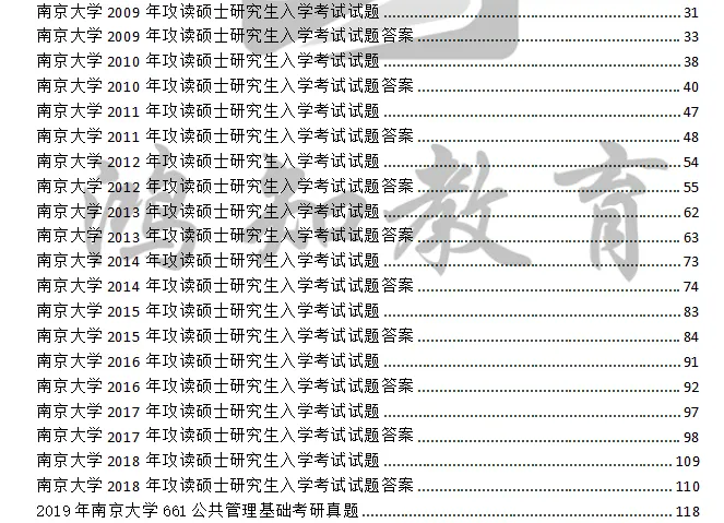 1996-2024年南大行政管理834考研真题试卷与参考答案+27考研专业课资料汇总-第3张图片-四季读书网 1996-2024年南大行政管理834考研真题试卷与参考答案+27考研专业课资料汇总-第3张图片-四季读书网