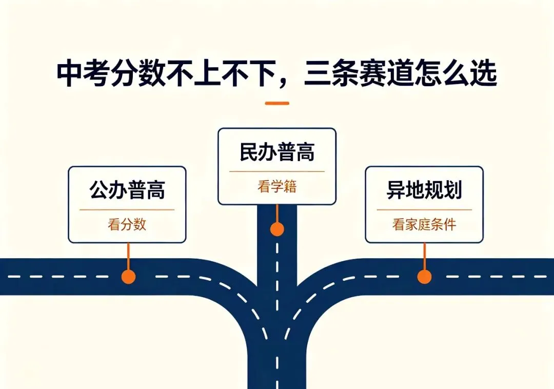 中考分数不上不下:公办普高、民办普高、异地规划,三条赛道该如何选?-第1张图片-四季读书网 中考分数不上不下:公办普高、民办普高、异地规划,三条赛道该如何选?-第1张图片-四季读书网